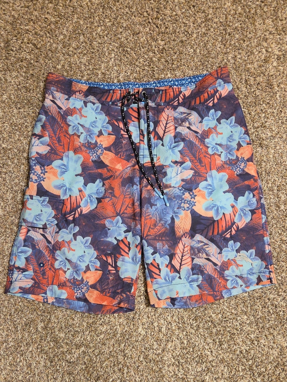 TOMMY BAHAMA Baja Techno Flora Hybrid Board Shorts